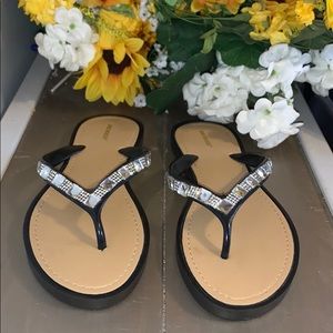 Joe Boxer Bling Flip flop sandals
